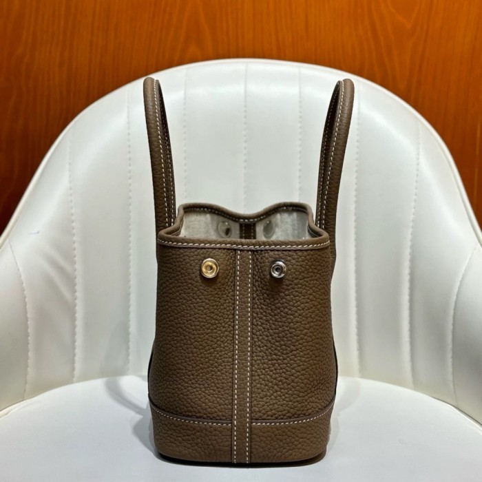 Togo Leather Garden Party Style Tote Bag