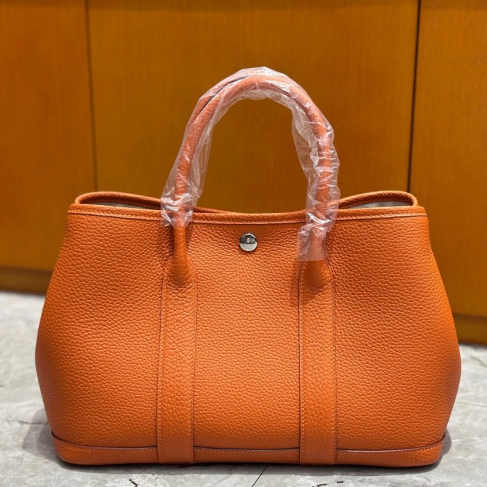 Togo Leather Garden Party Style Tote Bag