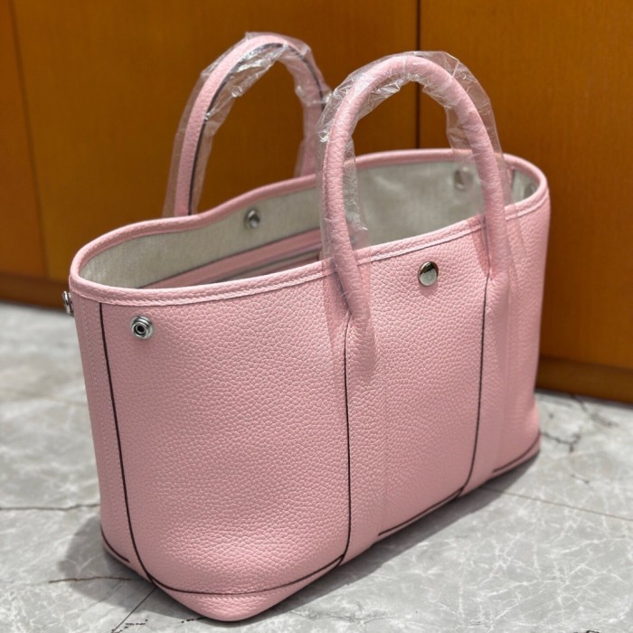 Togo Leather Garden Party Style Tote Bag