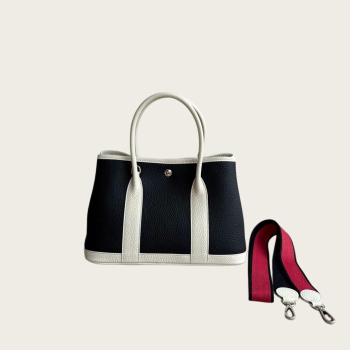 Genuine Pebbled Cowhide Garden Party Inspired Tote