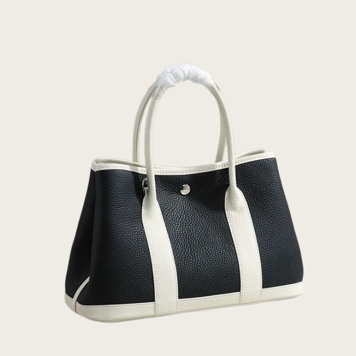 Genuine Pebbled Cowhide Garden Party Inspired Tote