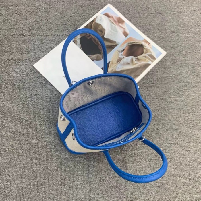 Mini Genuine Cowhile Leather Inspired Gardenparty Bag20cm