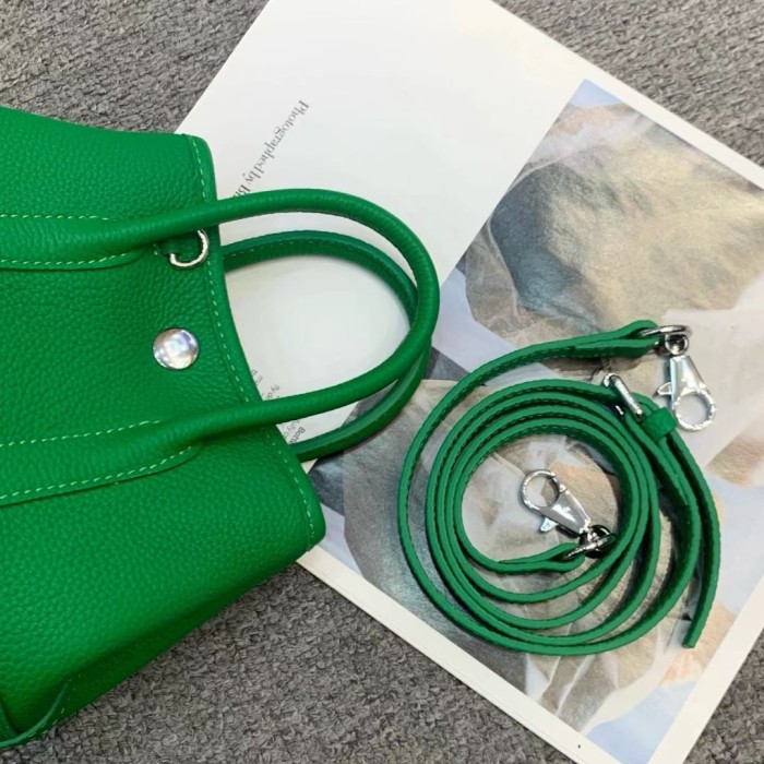 Mini Genuine Cowhile Leather Inspired Gardenparty Bag20cm
