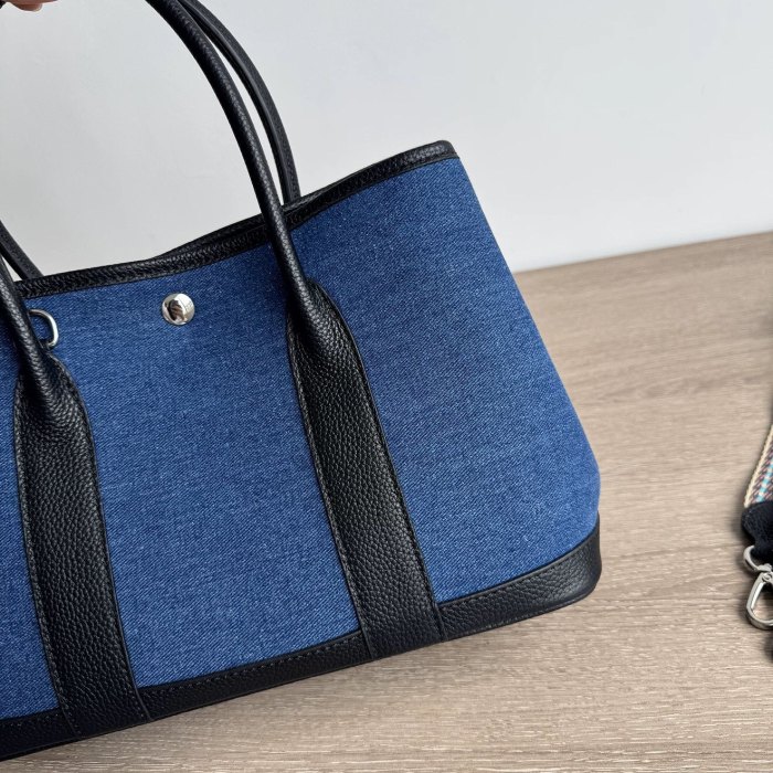 Denim Garden Party Bag