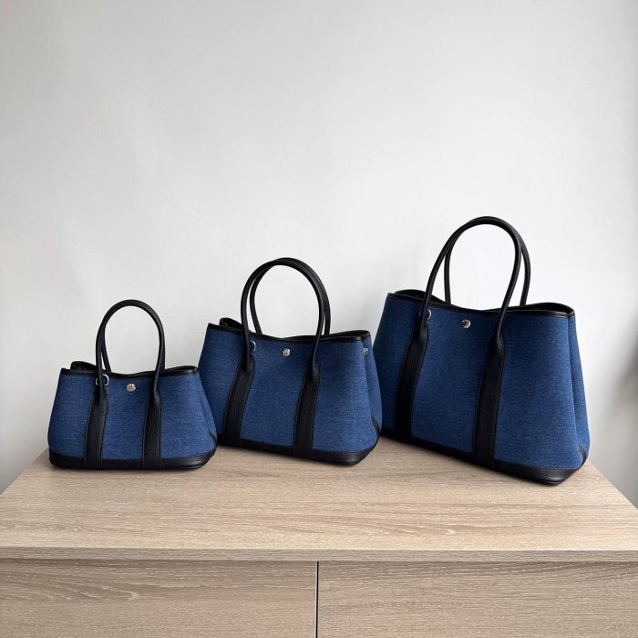 Denim Garden Party Bag