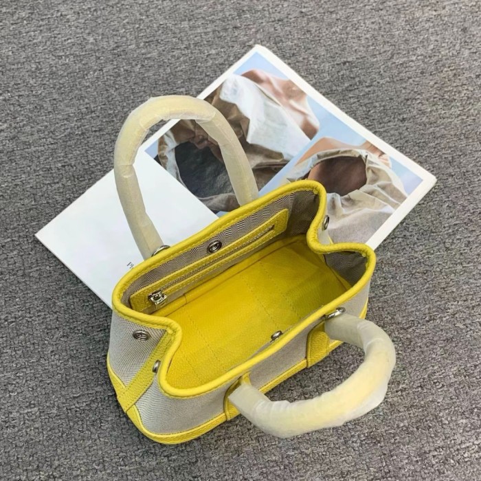 Mini Genuine Cowhile Leather Inspired Gardenparty Bag20cm