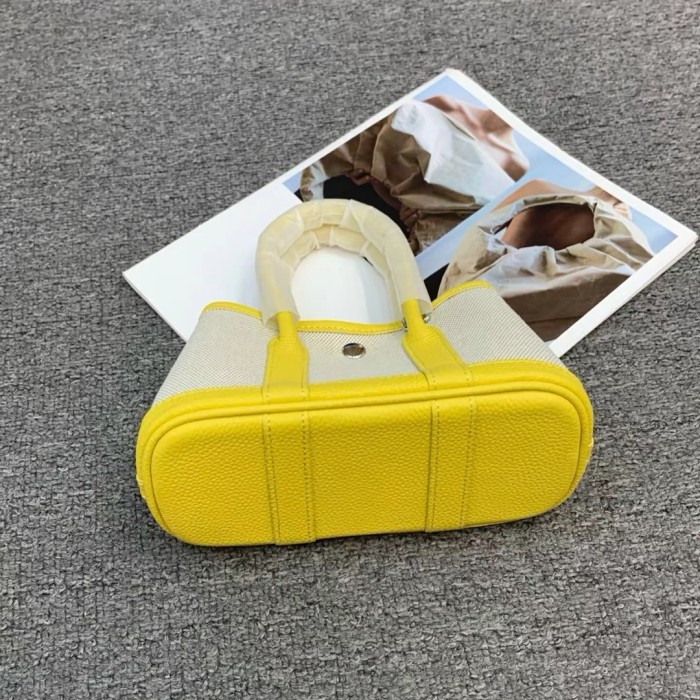 Mini Genuine Cowhile Leather Inspired Gardenparty Bag20cm
