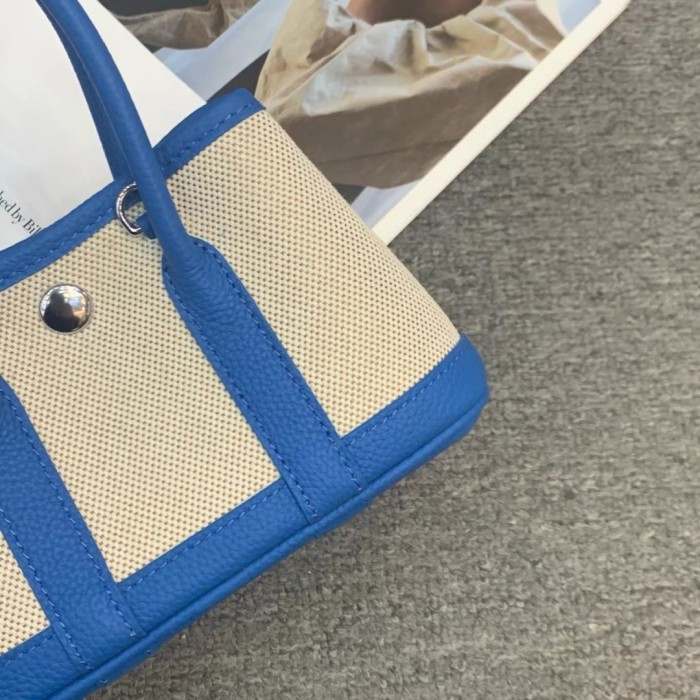 Mini Genuine Cowhile Leather Inspired Gardenparty Bag20cm