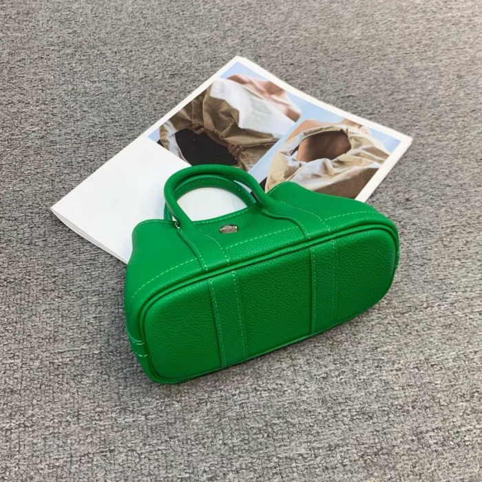 Mini Genuine Cowhile Leather Inspired Gardenparty Bag20cm