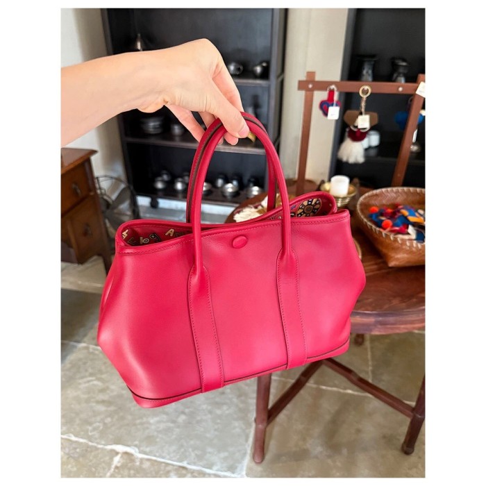 Imported Swift Leather Inspired Gardenparty Bag 23cm