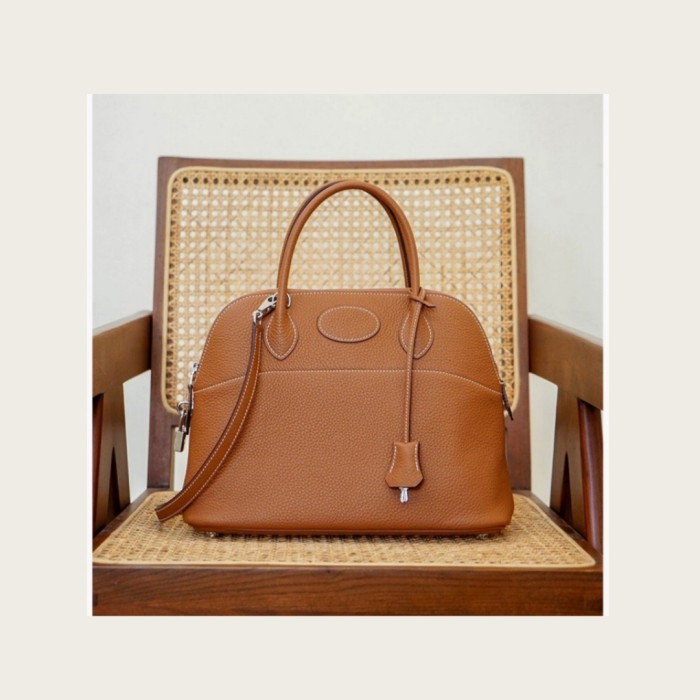 Togo Leather Bolide Style Bag 