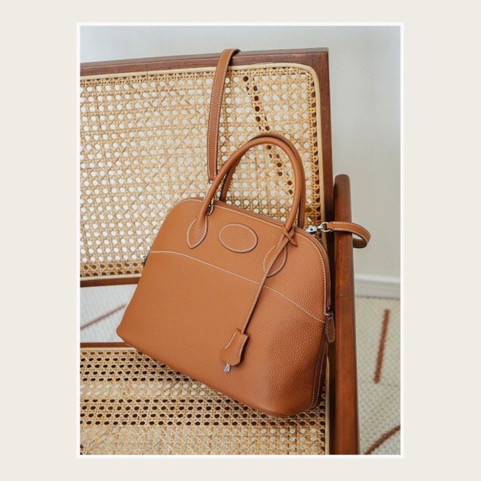 Togo Leather Bolide Style Bag 