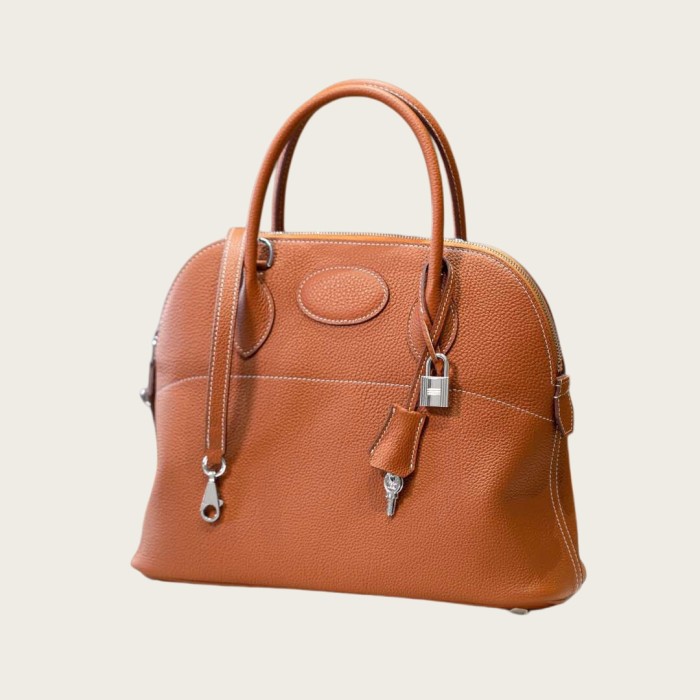 Cowhile Toto Leather Inspired Bolide Handbag