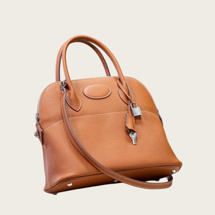 Cowhile Toto Leather Inspired Bolide Handbag