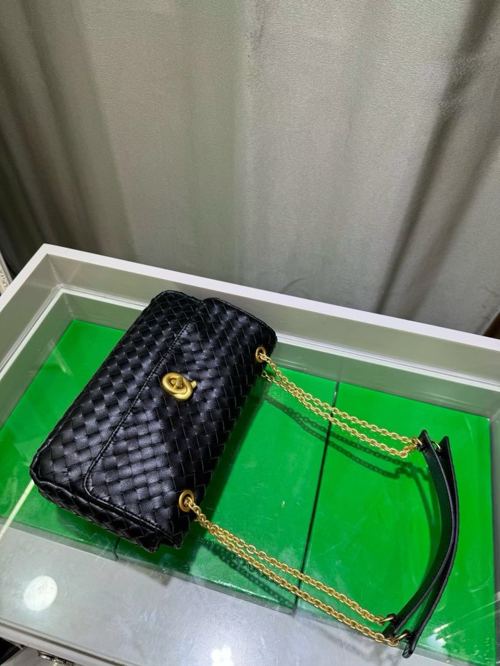 Woven Chain Shoulder Bag