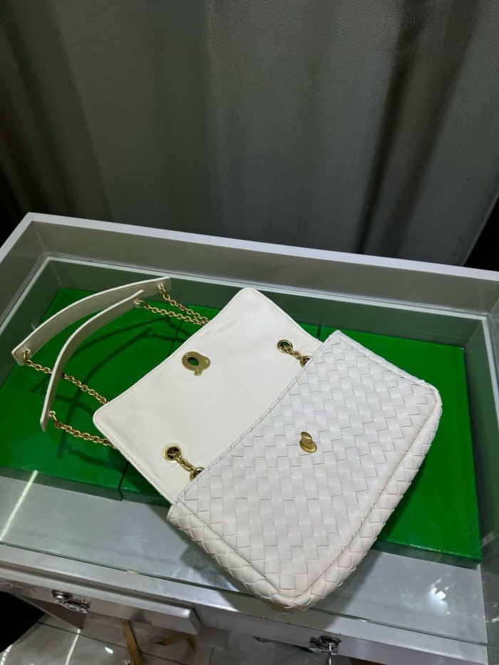 Woven Chain Shoulder Bag
