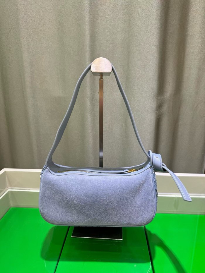 NODO Style Suede & Sheepskin Patchwork Shoulder Bag