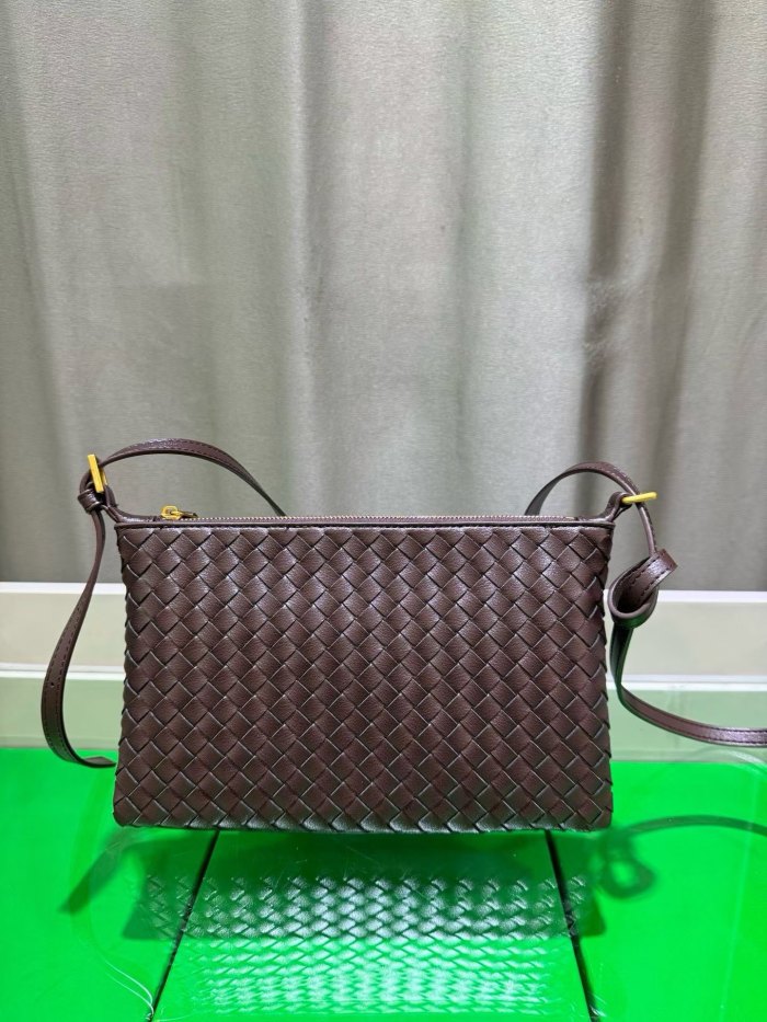 Small Piccolo Style Woven Leather Bag