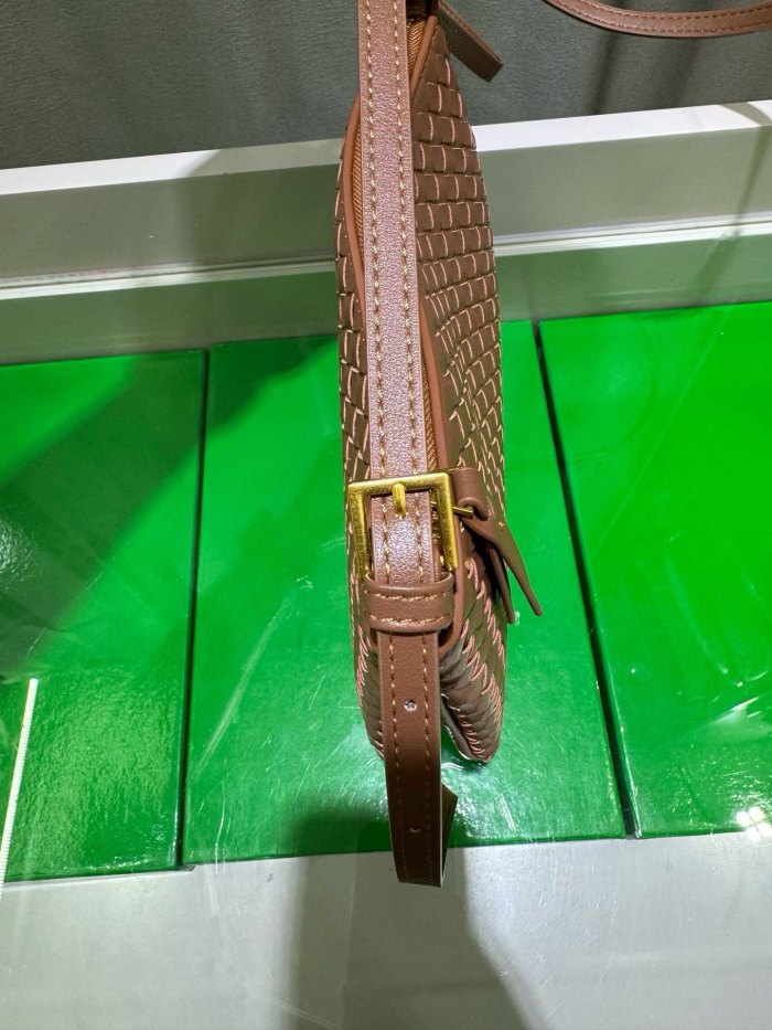 Small Piccolo Style Woven Leather Bag