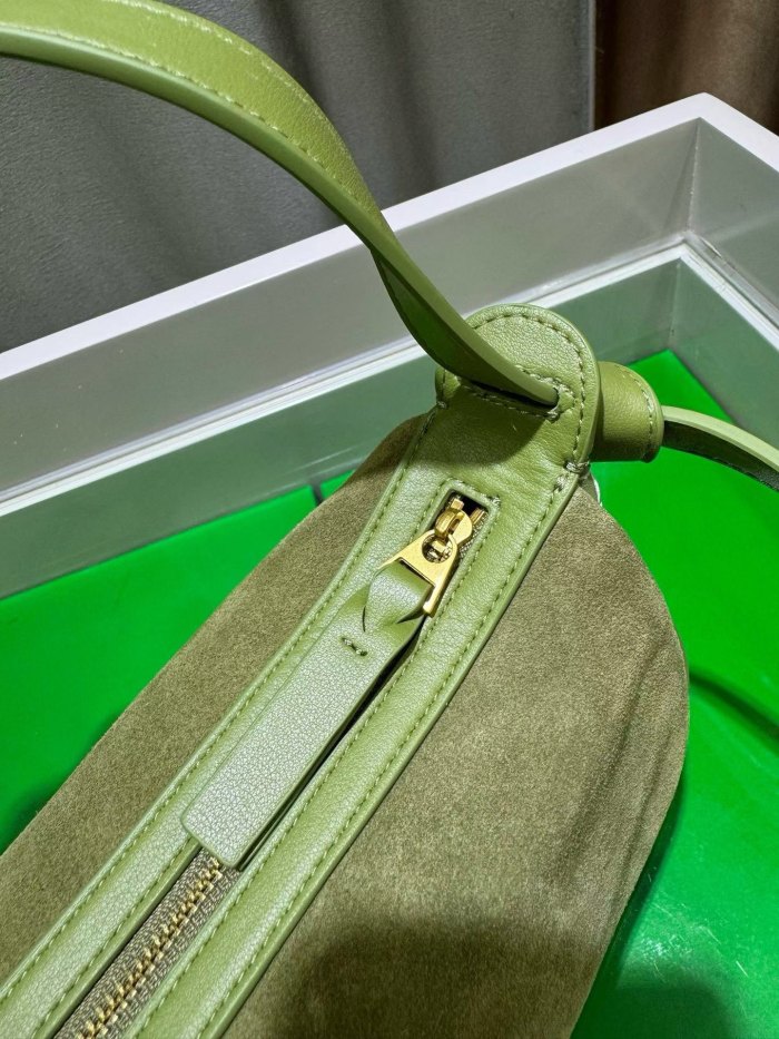 NODO Style Suede & Sheepskin Patchwork Shoulder Bag