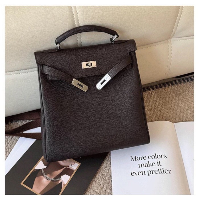 Togo Full-Grain Leather Backpacks