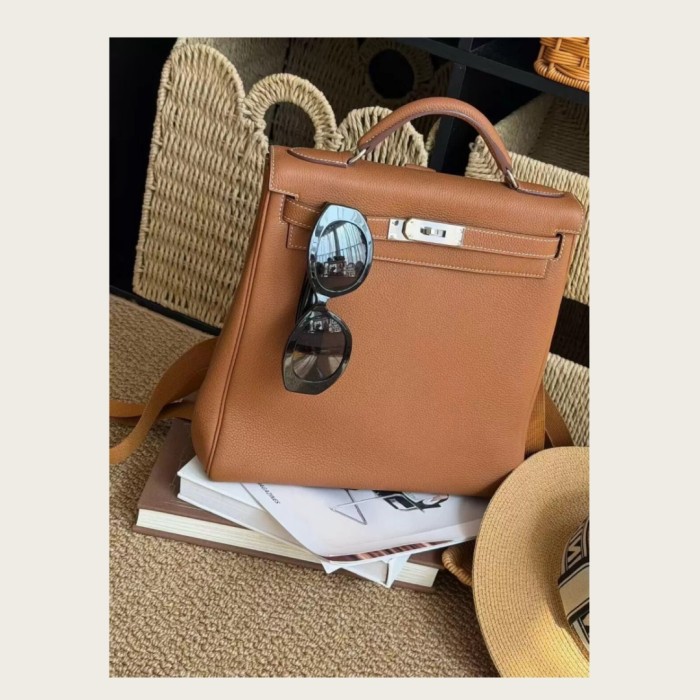 Togo Full-Grain Leather Backpacks