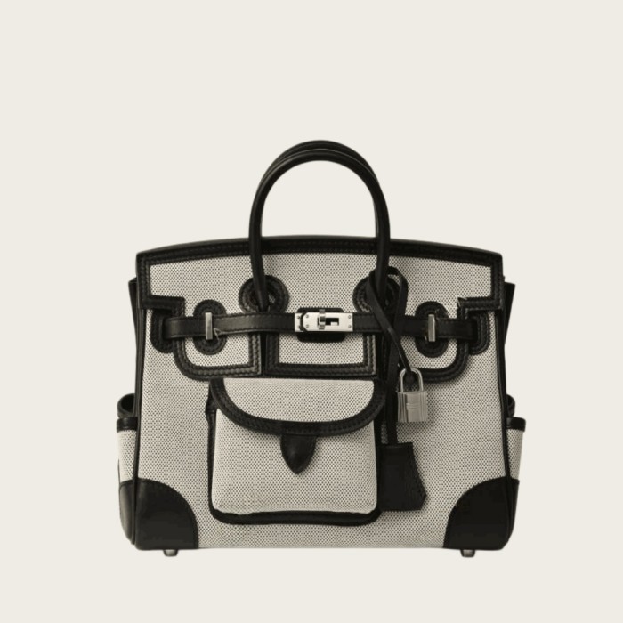 Leather Patchwork Tote Bag