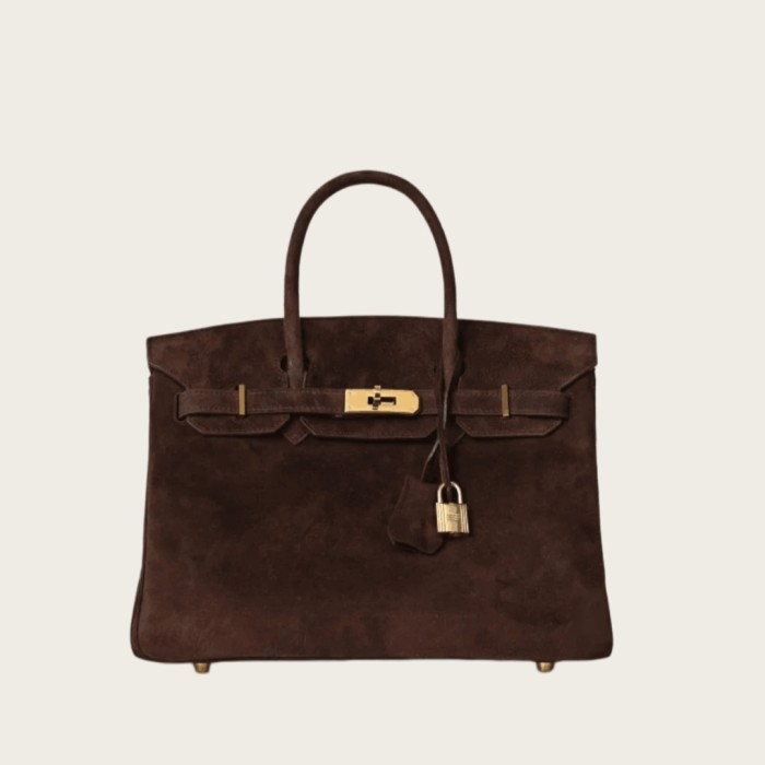 Imported Suede Handbag