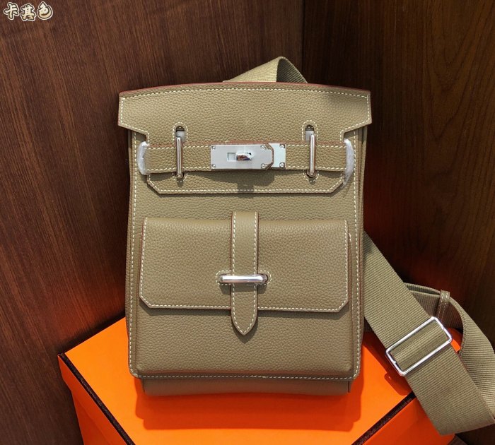 Togo Leather Chest Bag