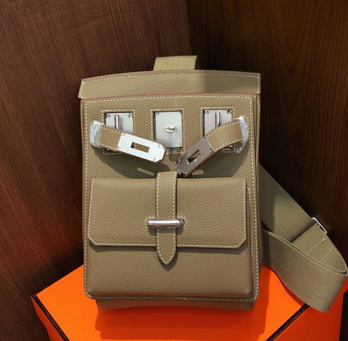 Togo Leather Chest Bag