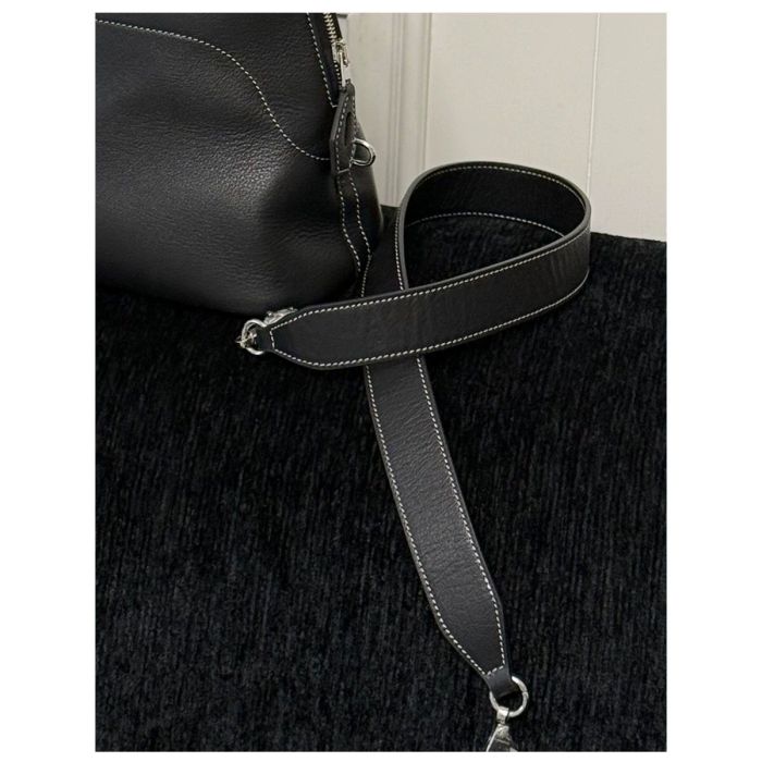 Leather Designer Bowling Bag