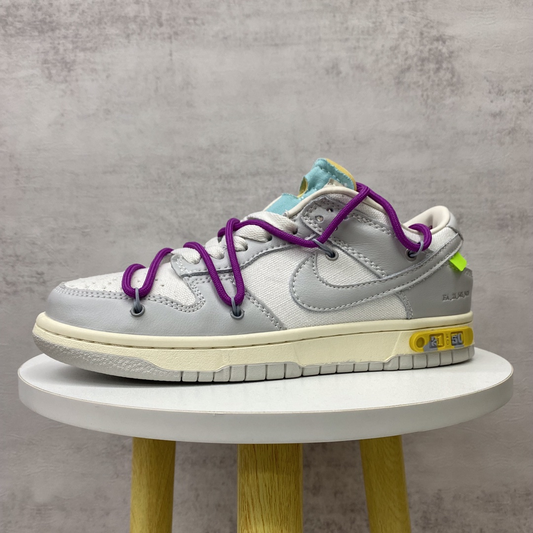 purple off white laces