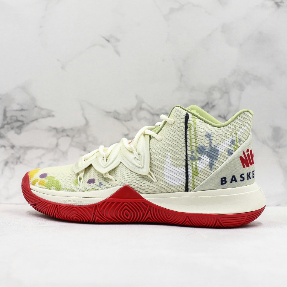 Only USD $ 100.00 For The Bandulu x Nike Kyrie 5 EP Embroidered Splatters  At www.tier0snkrs.com
