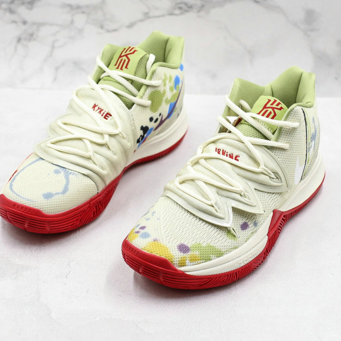 Only USD $ 100.00 For The Bandulu x Nike Kyrie 5 EP Embroidered Splatters  At www.tier0snkrs.com