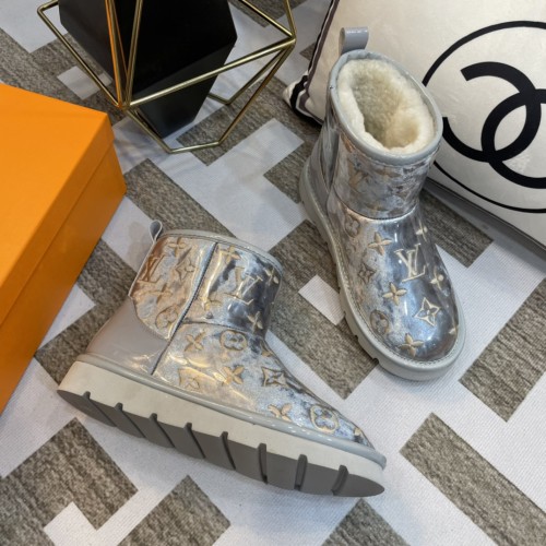  lv PVC embroidered snow boots 