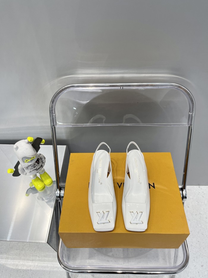 Louis Vuitton shake High heels 5cm White whit box 83