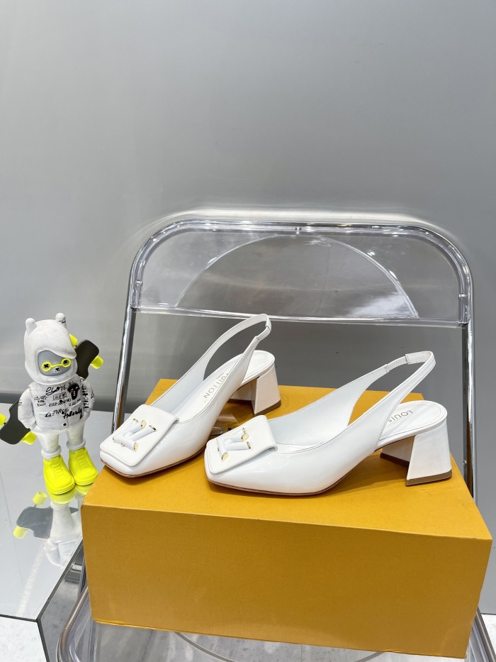 Louis Vuitton shake High heels 5cm White whit box 83