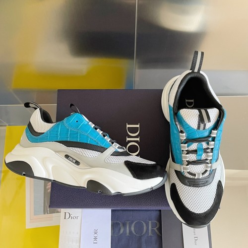 Dior B22 Light Blue Croc
