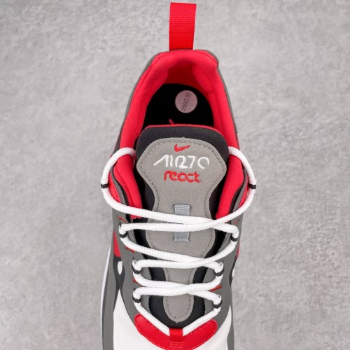 Nike Air Max 270 React Black Iron Grey University Red