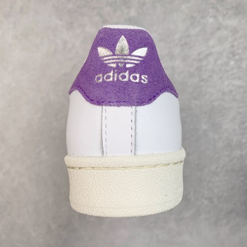 adidas Superstar White Purple A