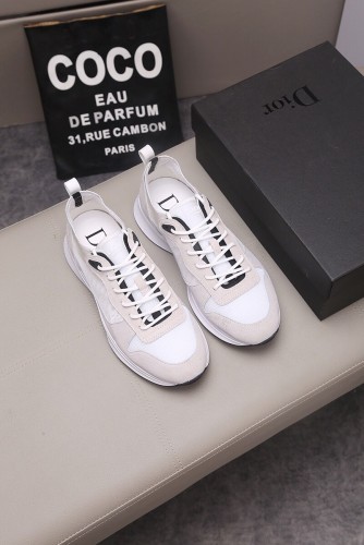 Dior B25 Runner White Oblique Suede