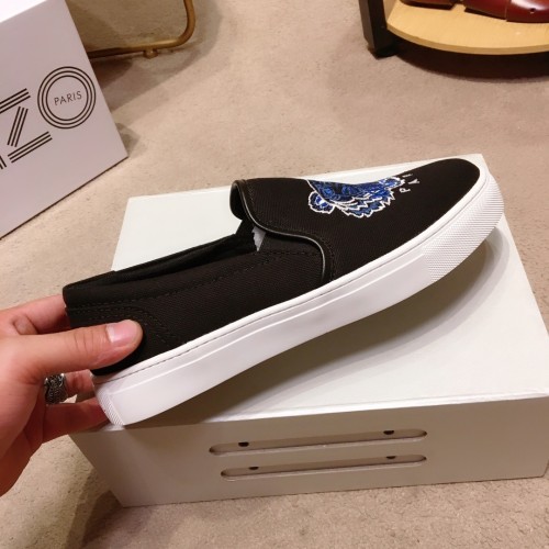 Kenzo K-SKATE Tiger canvas slip-on sneakers 20