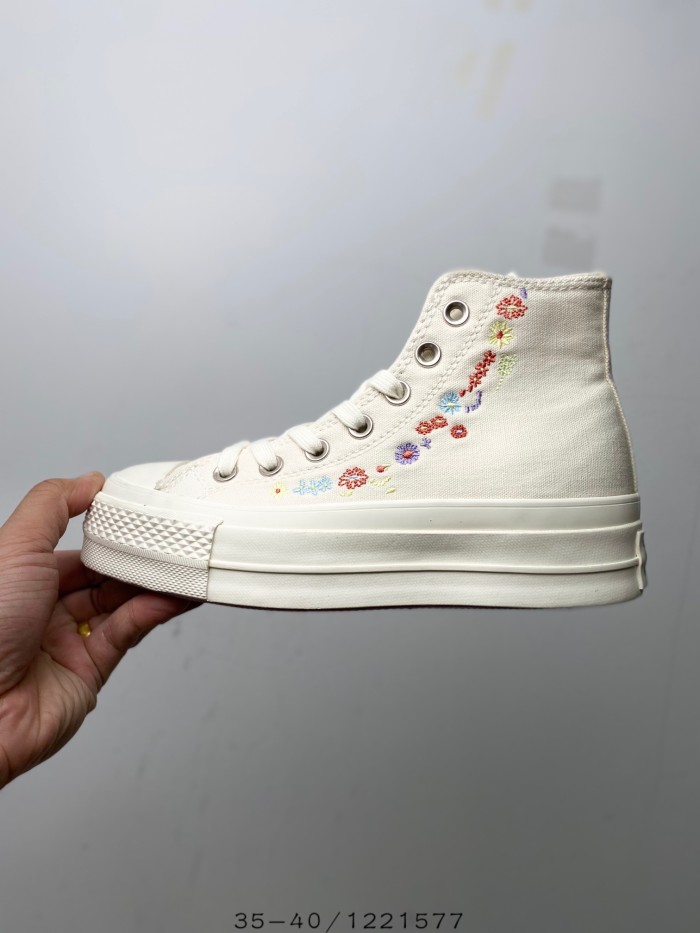 Converse Chuck Taylor All-Star Lift Hi Things To Grow Egret