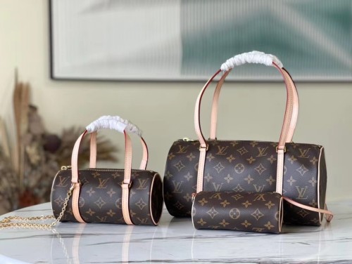 Handbag Louis Vuitton M51384 M51385 size 21*10*10cm size 30*15&16*6cm