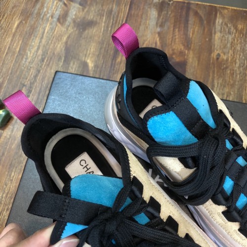 Chanel Fabric & Suede Calfskin Low Top Sneaker 17
