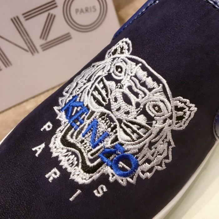 Kenzo K-SKATE Tiger canvas slip-on sneakers 12