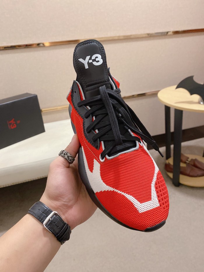 Y-3 Kaiwa Lace-Up Sneakers 11