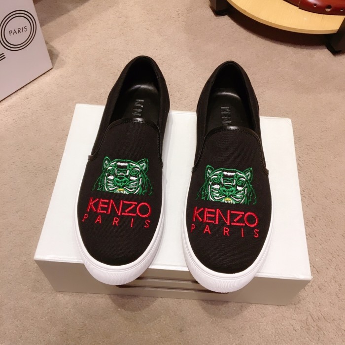 Kenzo K-SKATE Tiger canvas slip-on sneakers 16