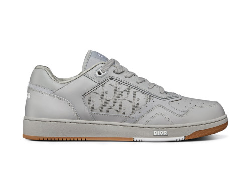 Dior B27 Low Gray Oblique Leather