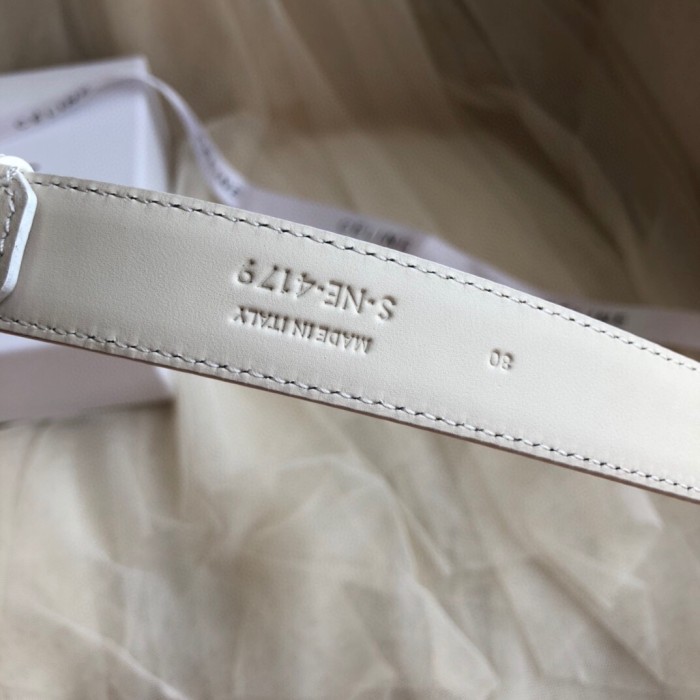 Celine Women's Leather Belt Width 2.5cm 2